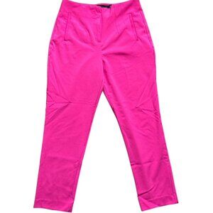NY & Company Hot Pink Pants Size M High Rise Corpcore Office Siren